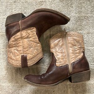 Cowgirl ankle boots